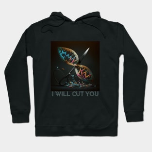 gene editing, i will cut you Hoodie